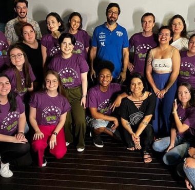 Técnico Peu participa de ação com acadêmicos de Publicidade e Propaganda da Univille