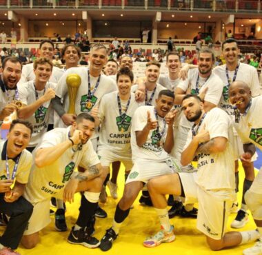 É campeão! Joinville Vôlei conquista título da Superliga B