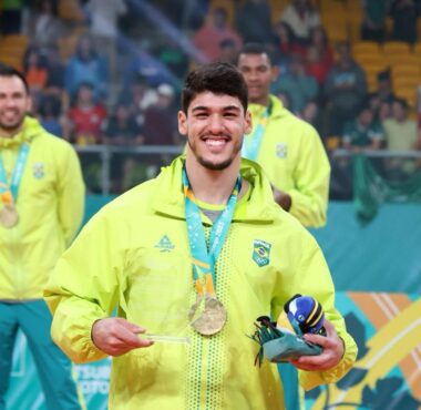 Ponteiro do Joinville Vôlei conquista medalha de ouro e é eleito MVP no Pan de Santiago
