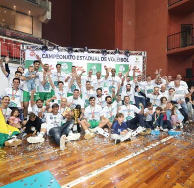 É BICAMPEÃO! JOINVILLE VÔLEI VENCE BLUMENAU E FATURA 2º TÍTULO ESTADUAL
